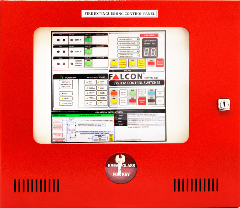 Conventional Fire Extinguishing Alarm Panel