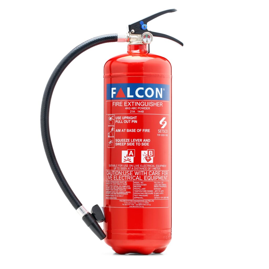 4KG AB Dry Powder Fire Extinguisher Firetronics Singapore